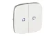 LEGRAND 755225 Valena Allure Kettős kapcsoló burkolat, fj, Fehér