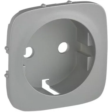 LEGRAND 755257 Valena Allure 2P+F dugalj csatlakozóaljzat (6mm²), burkolat, Alumínium