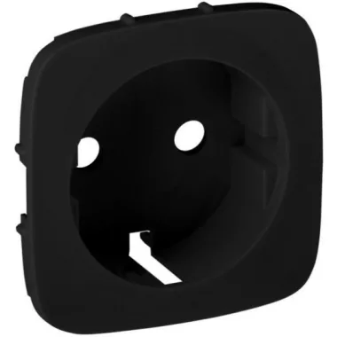 LEGRAND 755258 Valena Allure 2P+F dugalj csatlakozóaljzat (6mm²), burkolat, Fekete