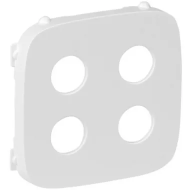 LEGRAND 755295 Valena Allure Banándugós sztereó hangszóró-csatlakozóaljzat burkolat, Fehér