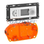   LEGRAND 755339 Valena Allure Programozható termosztát, burkolattal, Gyöngyház