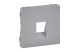 LEGRAND 755362 Valena Life hangszóró-csatlakozóaljzat burkolat, 2 kivezetéssel alumínium