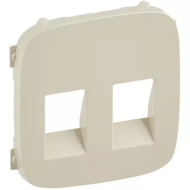LEGRAND 755376 Valena Allure Kettős hangszóróaljzat burkolat, Elefántcsont
