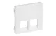 LEGRAND 755420 Valena Life 2xRJ45/RJ11 csatlakozóaljzat burkolat fehér