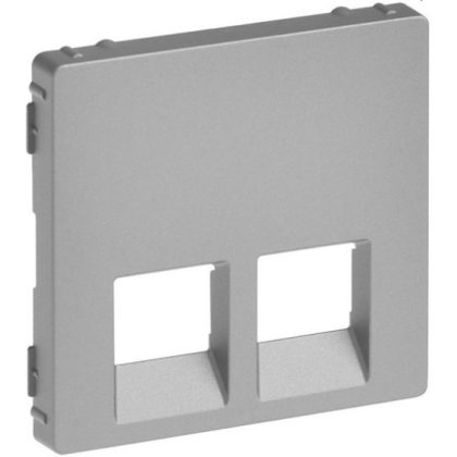   LEGRAND 755422 Valena Life 2xRJ45/RJ11 csatlakozóaljzat burkolat alumínium