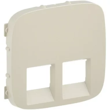 LEGRAND 755426 Valena Allure 2xRJ11/RJ45 aljzat burkolat, Elefántcsont