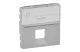 LEGRAND 755472 Valena Life 1xRJ45 socket cover with label holder aluminum