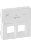 LEGRAND 755480 Valena Life 2xRJ45 csatlakozóaljzat burkolat, címketartóval fehér LEGRAND 755480 Valena Life 2xRJ45 csatlakozóaljzat burkolat, címketartóval fehér