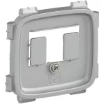 LEGRAND 755497 Valena Allure TAE/TDO aljzat burkolat, Alumínium