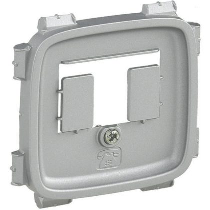   LEGRAND 755497 Valena Allure TAE/TDO aljzat burkolat, Alumínium