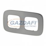 LEGRAND 755502 Valena Allure Kettes keret, Világos nikkel