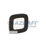 LEGRAND 755513 Valena Allure Hármas keret, Sötét nikkel