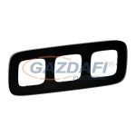 LEGRAND 755533 Valena Allure Hármas keret, Feketeüveg