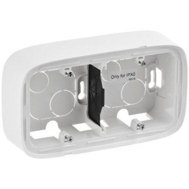 LEGRAND 755552 Valena Allure Kettős kiemelődoboz, Fehér