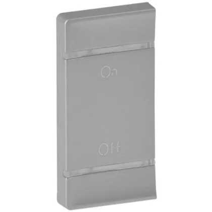   LEGRAND 755587 MyHome (Valena Life) BE/KI jelölés bal oldali burkolat, alumínium