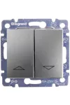 LEGRAND 770104 Valena redőnykapcsoló alumínium