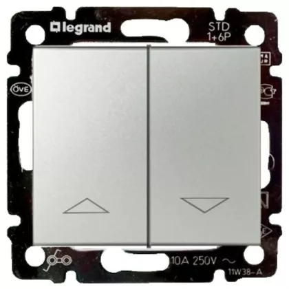 LEGRAND 770114 Valena redőnynyomó alumínium