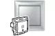 LEGRAND 770115 Valena single pole with bell signal light aluminum