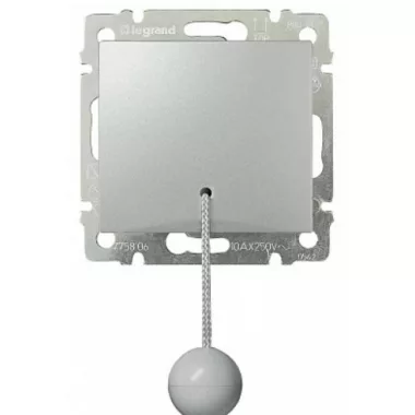 LEGRAND 770119 Valena pull cord switch contact pusher, aluminum