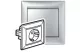 LEGRAND 770123 Valena 2P+F dugalj csatlakozóaljzat monoblokk alumínium
