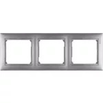 LEGRAND 770153 Valena hármas keret vízszintes, alumínium