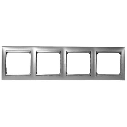LEGRAND 770154 Valena four frame horizontal, aluminum