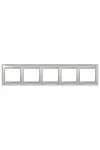 LEGRAND 770155 Valena ötös keret vízszintes, alumínium