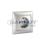   LEGRAND 770194 Valena 2P+F dugalj csatlakozóaljzat kiemelővel alumínium
