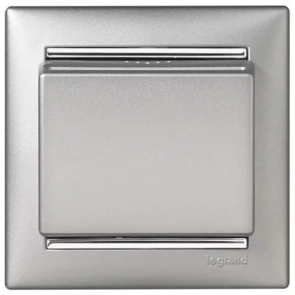 LEGRAND 770235 Valena hotel card switch with delay, aluminum LEGRAND 770235 Valena hotel card switch with delay, aluminum