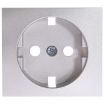   LEGRAND 770253 Valena 2P + F socket cover, with child protection, aluminum