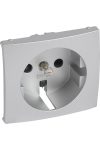 LEGRAND 770257 Valena 2P + F socket cover with child protection, aluminum