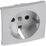   LEGRAND 770257 Valena 2P+F dugalj csatlakozóaljzat burkolat gyermekvédelemmel, alumínium