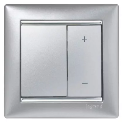   LEGRAND 770274 Valena fényerőszabályzó 600W izzólámpához alumínium