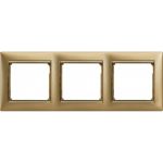 LEGRAND 770303 Valena frame triple, horizontal, matt gold