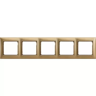 LEGRAND 770305 Valena five frame, matt gold