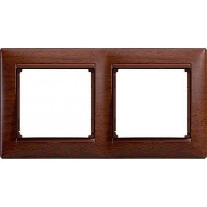   LEGRAND 770312 Valena frame with double, horizontal, ebony decor