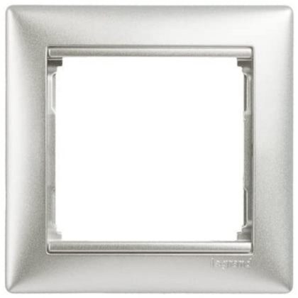 LEGRAND 770331 Valena frame single, alumetal