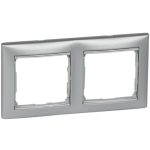 LEGRAND 770352 Valena Aluminum / Silver, horizontal frame 2