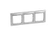 LEGRAND 770353 Valena Alumínium / Ezüst, 3-as vízszintes keret