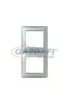 LEGRAND 770356 Valena Alumínium / Ezüst, 2-es függőleges keret