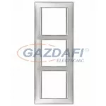   LEGRAND 770357 Valena Alumínium / Ezüst, hármas függőleges keret