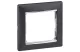 LEGRAND 770391 Valena Fekete / Ezüst, 1-es keret keret