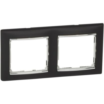 LEGRAND 770392 Valena Black / Silver, horizontal frame 2