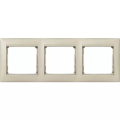   LEGRAND 770473 Valena keret hármas, vízszintes, kagylóhéj