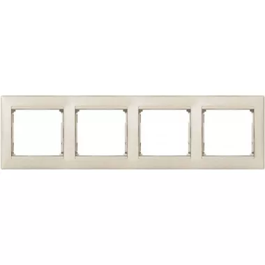 LEGRAND 770474 Valena keret négyes, kagylóhéj