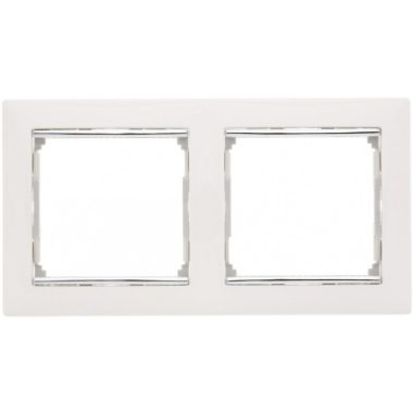 LEGRAND 770492 Valena White / Silver, horizontal frame 2