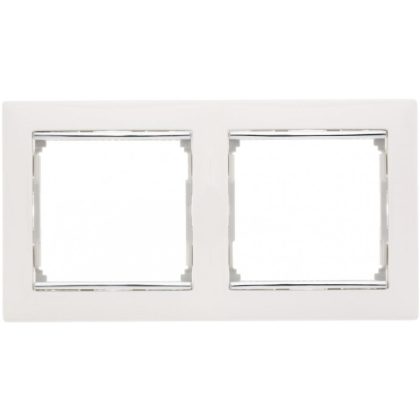 LEGRAND 770492 Valena White / Silver, horizontal frame 2