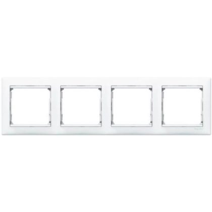 LEGRAND 770494 Valena White / Silver, horizontal frame 4