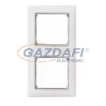   LEGRAND 770496 Valena Fehér / Ezüst, 2-es függőleges keret
