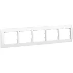 LEGRAND 771005 Galea Life keret 5-ös vízszintes, fehér
